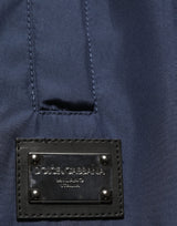 Dolce & Gabbana Dark Blue Polyester Jogger Sweatpants Pants