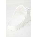 Birkenstock White Plastic Flat Sandals