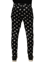 Dolce & Gabbana Black Silk Skinny Leg Dress Men Trouser Pants