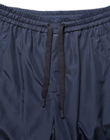 Dolce & Gabbana Dark Blue Polyester Jogger Sweatpants Pants