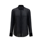 Gucci Black Silk Dress Shirt