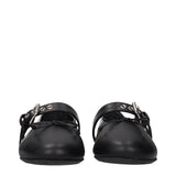 Miu Miu Black Leather Ballet Flats
