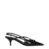 Miu Miu Black Leather High Heel Pumps