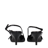 Miu Miu Black Leather High Heel Pumps