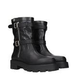 Christian Dior Black Leather Ankle Boots