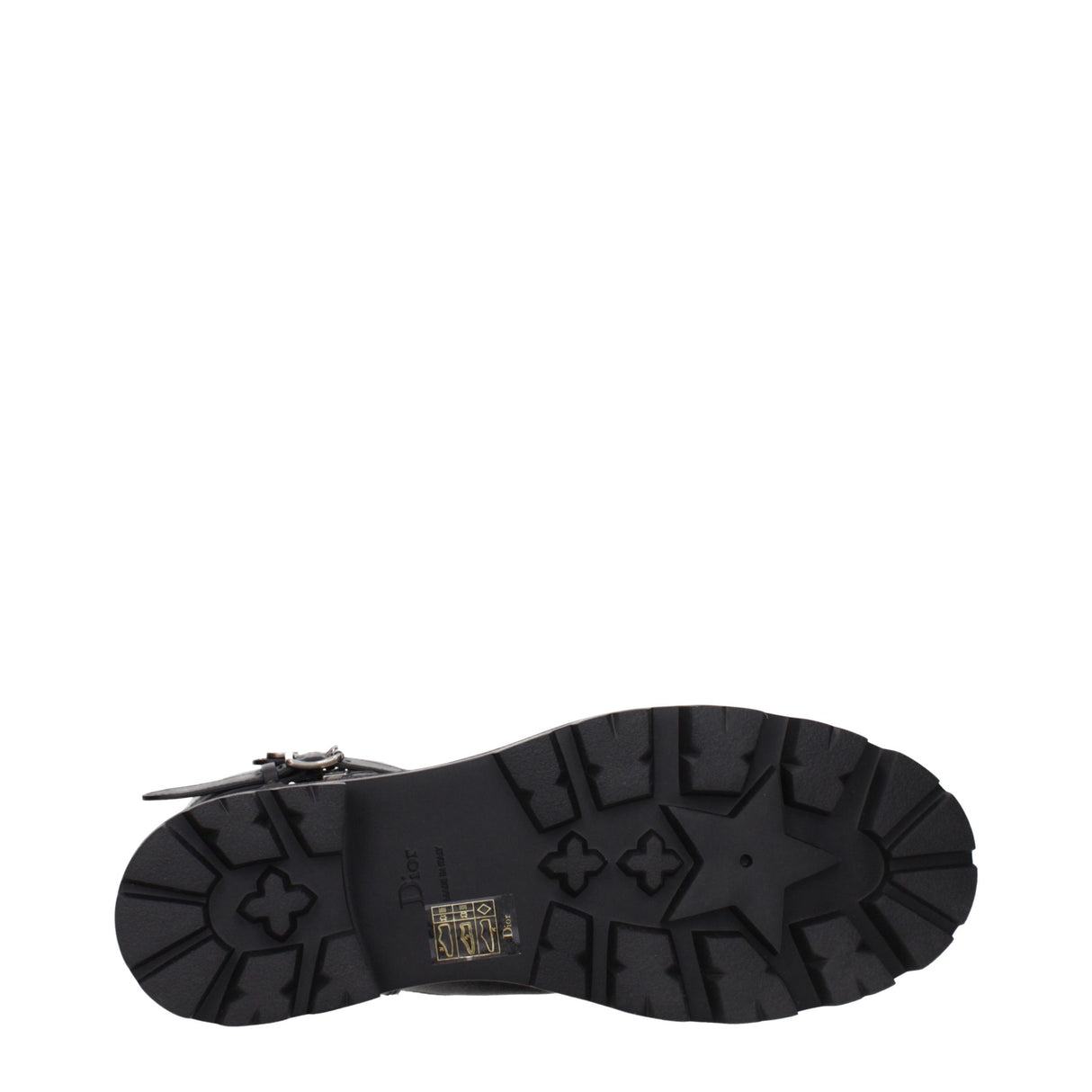 Christian Dior Black Leather Ankle Boots