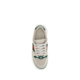 Gucci Beige Fabric Low Top Sneakers