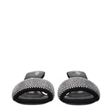 Prada Black Fabric Stiletto Heel Sandals