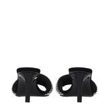 Prada Black Fabric Stiletto Heel Sandals