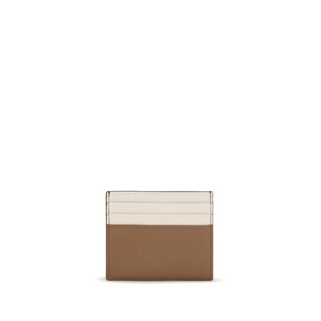 Prada Beige Calf Leather Bos Taurus Wallet