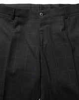 Dolce & Gabbana Black Wool Slim Fit Formal 2 Piece Men Suit