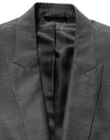 Dolce & Gabbana Gray MARTINI Slim Fit Formal 3 Piece Suit