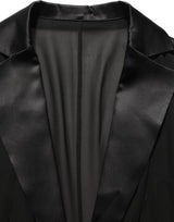 Dolce & Gabbana Black Silk Sheer Chiffon Long Maxi Dress