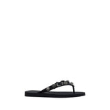 Balenciaga Black Polyester Flat Sandals