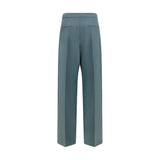 Chloé Bicolor Wool Oves Aries Dress Pants