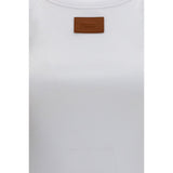Fendi White Cotton Tank Tops
