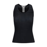 The Row Black Cotton Tank Tops