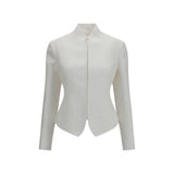 The Row White Linen Jacket