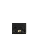 Miu Miu Black Lamb Ovis Aries Aries Wallet