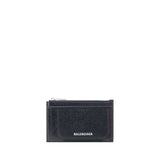 Balenciaga Black Lamb Ovis Aries Aries Wallet