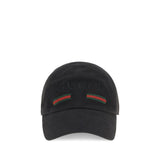 Gucci Black Cotton Cap (Baseball Hat)