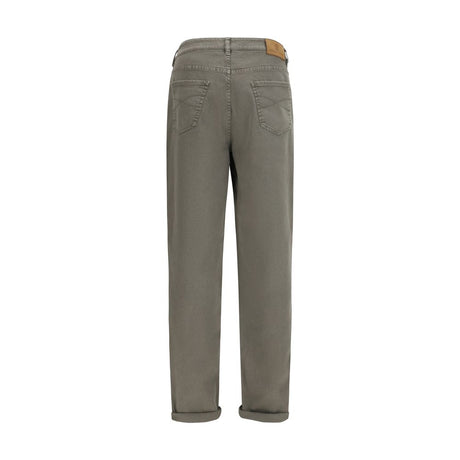 Brunello Cucinelli Bicolor Cotton Jeans Denim