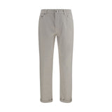 Brunello Cucinelli White Cotton Jeans Denim