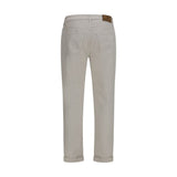 Brunello Cucinelli White Cotton Jeans Denim
