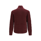 Brunello Cucinelli Bordeaux Cashmere Cardigan