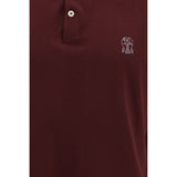 Brunello Cucinelli Bordeaux Cotton Shirt