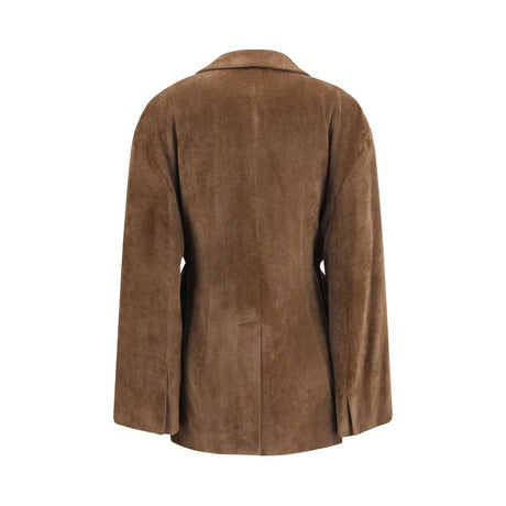 Brunello Cucinelli Brown Viscose Full-Length Jacket