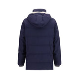 Brunello Cucinelli Blue Goose Down Full-Length Jacket