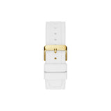 Guess White Synthetic Digital Watch