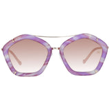 Ana Hickmann Purple Metal Sunglasses