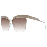 Ana Hickmann Gold Metal Sunglasses