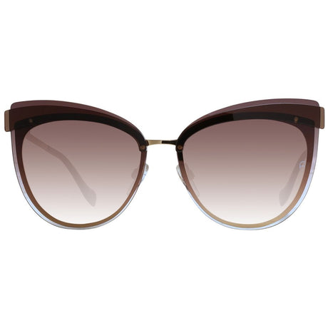 Ana Hickmann Brown Metal Sunglasses