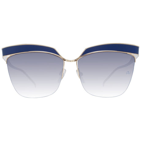 Ana Hickmann Gold Metal Sunglasses