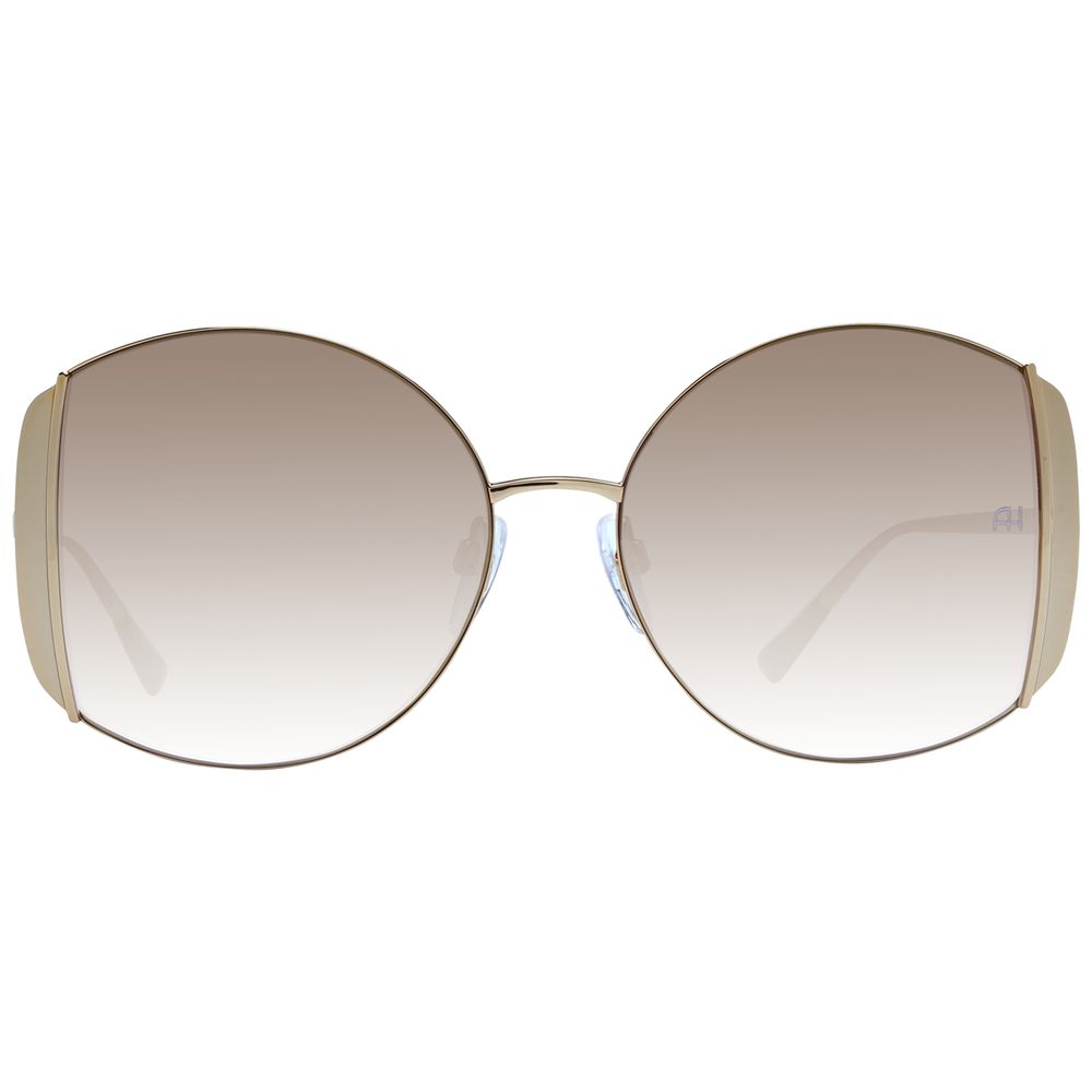 Ana Hickmann Gold Metal Sunglasses