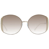 Ana Hickmann Gold Metal Sunglasses