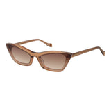Ana Hickmann Brown Acetate Sunglasses