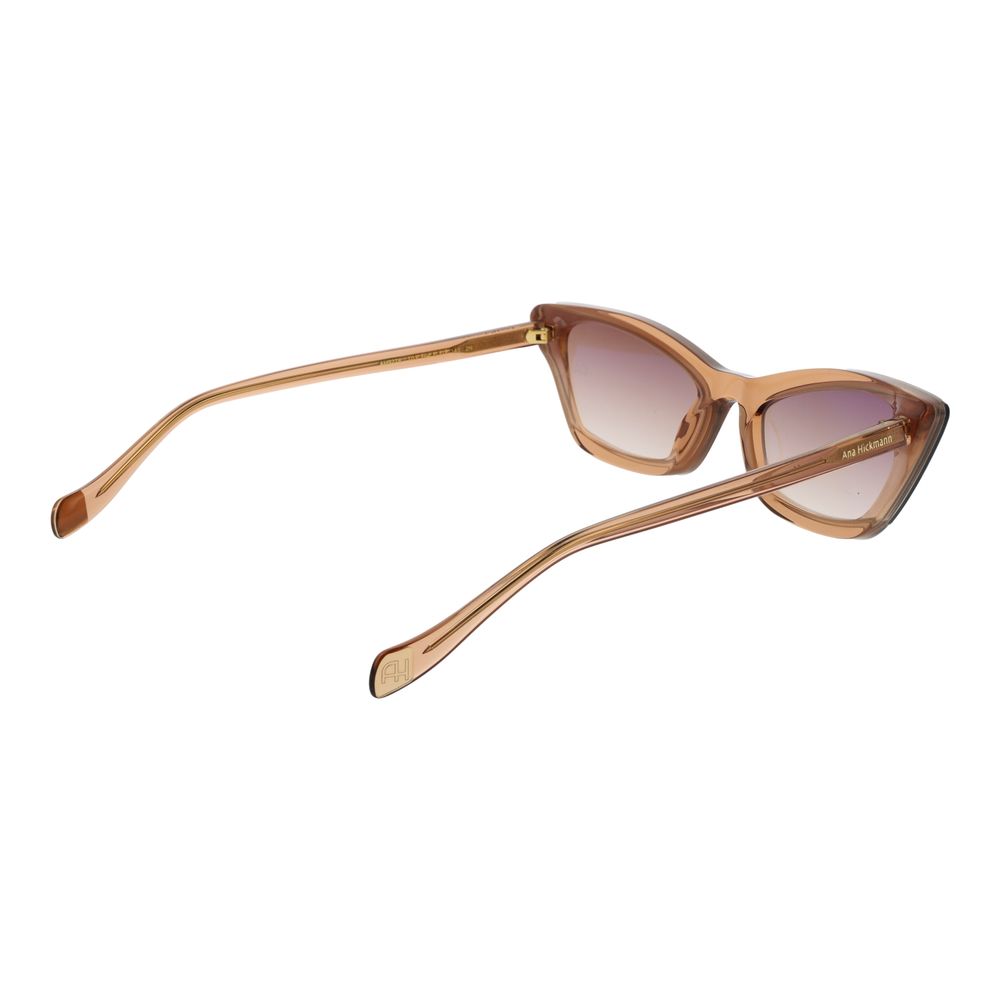 Ana Hickmann Brown Acetate Sunglasses