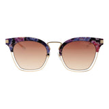 Ana Hickmann Gold Metal Sunglasses