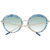 Ana Hickmann Blue Metal Sunglasses