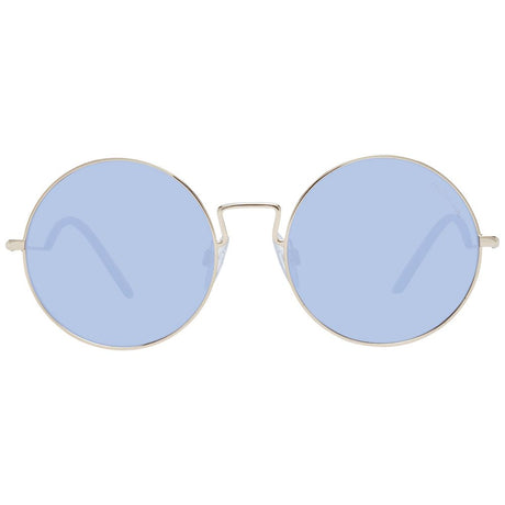 Ana Hickmann Gold Metal Sunglasses