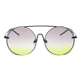 Ana Hickmann Black Metal Sunglasses