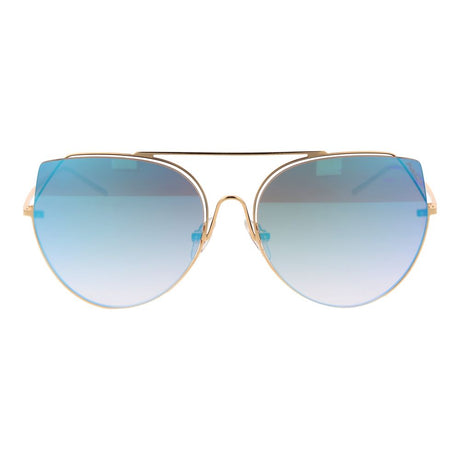 Ana Hickmann Gold Metal Sunglasses