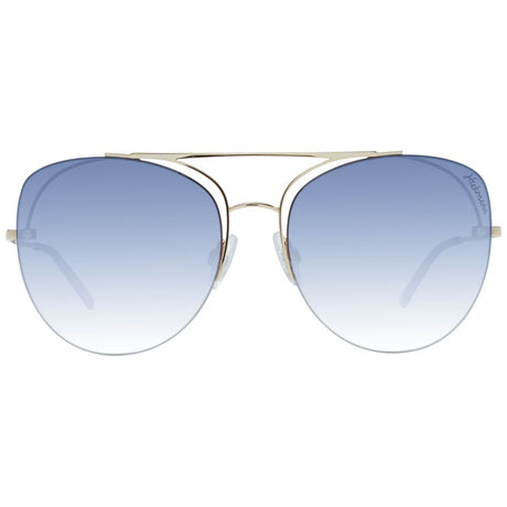 Ana Hickmann Gold Metal Sunglasses