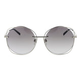 Ana Hickmann Gray Metal Sunglasses