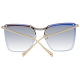 Ana Hickmann Gray Metal Sunglasses