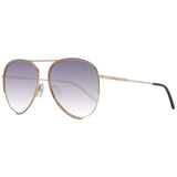 Ana Hickmann Gold Metal Sunglasses